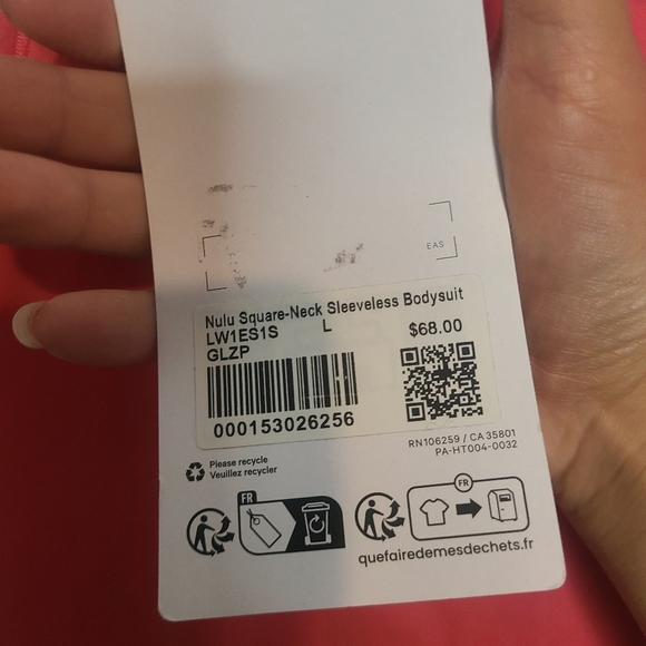 373 NWT lululemon wundermost bodysuit - Picture 5 of 5